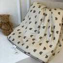 DecorBites™ Cooling Quilt: Soft Silky Single Double Bed Blanket for Summer & Autumn