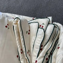 DecorBites™ Cooling Quilt: Soft Silky Single Double Bed Blanket for Summer & Autumn
