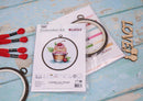 Cherry Ice Cream Counted Cross-Stitch Kit by Luca-S BC104L