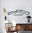 1968 Chevelle SS Metal Car Wall Art - MT0108