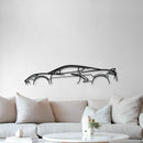 Corvette C8 Metal Car Wall Art - MT0924