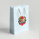 Chic Chevron Birthday Favor Labels