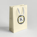 Chic Stripes Wedding Favor Labels