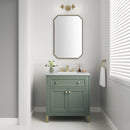 James Martin Chicago 30" Single Bathroom Vanity, Smokey Celadon