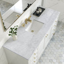 James Martin Chicago 60" Single Bathroom Vanity, Glossy White