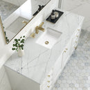 James Martin Chicago 60" Single Bathroom Vanity, Glossy White