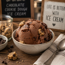 Chocolate Peanut Butter Cookie Dough Ice Cream | Pack of 4 | One Pint | Shipping Included | eCreamery