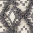Chapelton Gray Geometric Textured Wall Hanging - Clearance