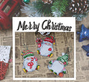 Christmas Gnomes JK030L Counted Cross-Stitch Kit