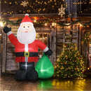Christmas Inflatable Santa Lights with LED for Indoor & Outdoor