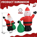 Christmas Inflatable Santa Lights with LED for Indoor & Outdoor
