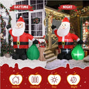 Christmas Inflatable Santa Lights with LED for Indoor & Outdoor
