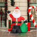 Christmas Inflatable Santa Lights with LED for Indoor & Outdoor