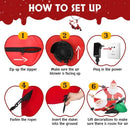Christmas Inflatable Santa Lights with LED for Indoor & Outdoor