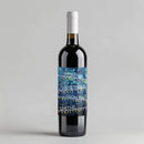 Christmas Lights Wine Label