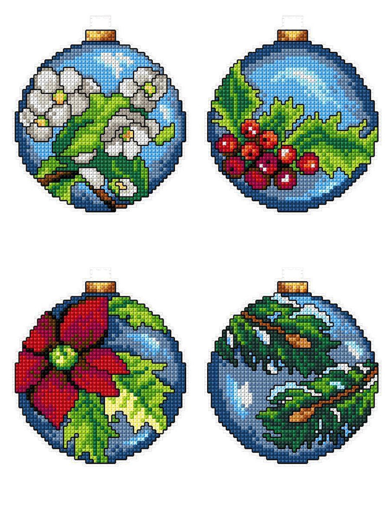 "Christmas Ornaments" 116CS Counted Cross-Stitch Kit