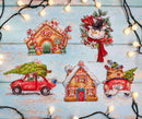Christmas Ornaments Kit L8055 Counted Cross Stitch Kit
