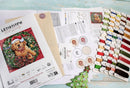 Christmas Puppy L8053 Counted Cross Stitch Kit