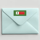 Christmas Tree Address Label