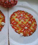 Christmas Tree Decoration - Amber SR-168 Plastic Canvas Counted Cross Stitch Kit