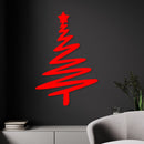 Christmas Tree with Star Wall Art