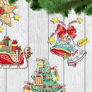 Christmas tree toy. Plastic Canvas Cross-stitch kit T-01C
