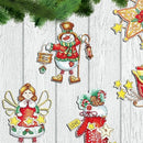 Christmas tree toy. Plastic Canvas Cross-stitch kit T-02C