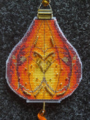 Christmas tree toy. Plastic Canvas Cross-stitch kit T-22C "Colorful lanterns"