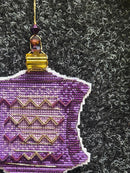 Christmas tree toy. Plastic Canvas Cross-stitch kit T-42C "Colorful lanterns"