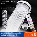Chrome 5 speed calcium sulfite shower head bathroom filter