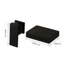 Chrome & black led waterfall bathtub faucet bathroom wall mount
