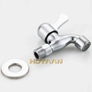 Chrome brass washer tap bibcock faucet outdoor curved spout