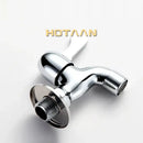 Chrome brass washer tap bibcock faucet outdoor curved spout