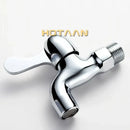 Chrome brass washer tap bibcock faucet outdoor curved spout