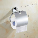 DecorBites™ Brass & Crystal Bathroom Set: Towel Rack, Bar, Paper Holder, Soap Dish