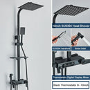 Chrome decorbites digital display shower system with tub spout bathroom