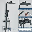 Chrome decorbites digital display shower system with tub spout bathroom
