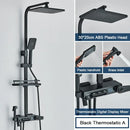 Chrome decorbites digital display shower system with tub spout bathroom