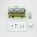 Chrome digital shower mixer valve control panel bathroom wall mount