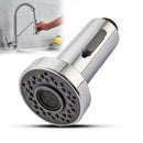 Chrome dual function sprayer head kitchen faucet spout replacement