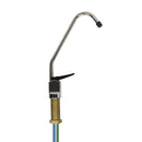 Chrome Faucet with 1/4" Tube (Standard Handle, 3-Way Tube))