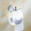 Chrome & gold ceramic bathroom hardware set