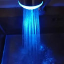Chrome led water faucet aerator kitchen temperature light