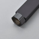 Chrome rectangular shower faucet extension tube bathroom brass threaded