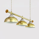 Chrome stainless steel billiard light game room ceiling lamp