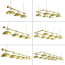 Chrome stainless steel billiard light game room ceiling lamp
