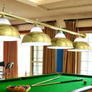 Chrome stainless steel billiard light game room ceiling lamp