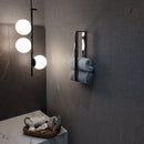 Silver Finished Multi Functional Towel Rack