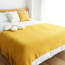 Chunky knitted leisure blanket throw – bedroom and living room decor