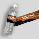 Church Cross Water Bottle Labels